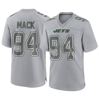 Game Isaiah Mack Youth New York Jets Atmosphere Fashion Jersey - Gray