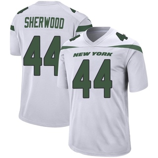 Game Jamien Sherwood Men's New York Jets Spotlight Jersey - White