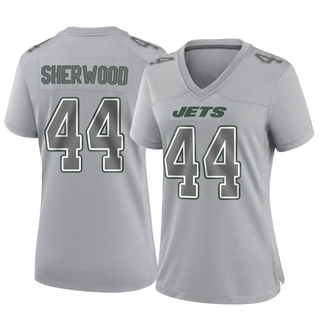 Game Jamien Sherwood Women's New York Jets Atmosphere Fashion Jersey - Gray