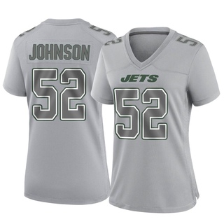 Game Jermaine Johnson Women's New York Jets Atmosphere Fashion Jersey - Gray