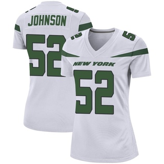 Game Jermaine Johnson Women's New York Jets Spotlight Jersey - White