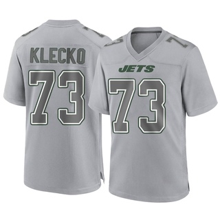 Game Joe Klecko Men's New York Jets Atmosphere Fashion Jersey - Gray