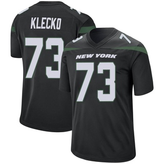 Game Joe Klecko Men's New York Jets Stealth Jersey - Black