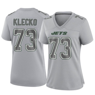 Game Joe Klecko Women's New York Jets Atmosphere Fashion Jersey - Gray