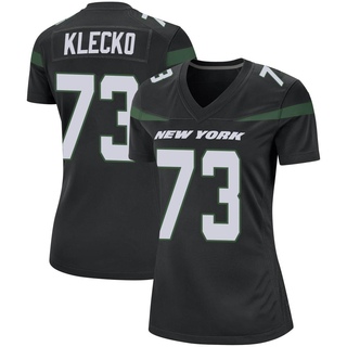 Game Joe Klecko Women's New York Jets Stealth Jersey - Black