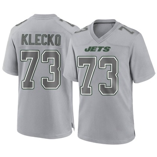 Game Joe Klecko Youth New York Jets Atmosphere Fashion Jersey - Gray