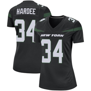 Game Justin Hardee Women's New York Jets Stealth Jersey - Black
