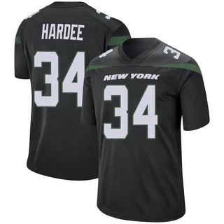 Game Justin Hardee Youth New York Jets Stealth Jersey - Black