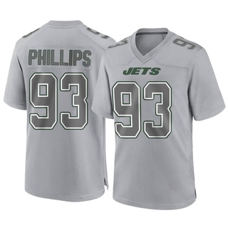 Game Kyle Phillips Men's New York Jets Atmosphere Fashion Jersey - Gray