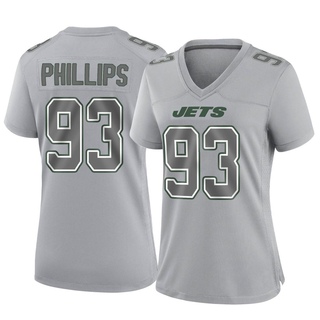 Game Kyle Phillips Women's New York Jets Atmosphere Fashion Jersey - Gray
