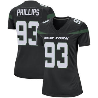Game Kyle Phillips Women's New York Jets Stealth Jersey - Black