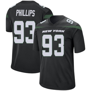 Game Kyle Phillips Youth New York Jets Stealth Jersey - Black