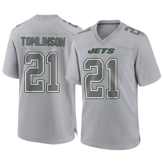 Game LaDainian Tomlinson Men's New York Jets Atmosphere Fashion Jersey - Gray