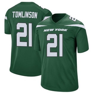 Game LaDainian Tomlinson Men's New York Jets Gotham Jersey - Green
