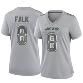 Game Luke Falk Women's New York Jets Atmosphere Fashion Jersey - Gray