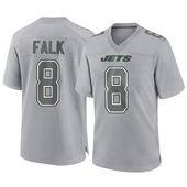 Game Luke Falk Youth New York Jets Atmosphere Fashion Jersey - Gray