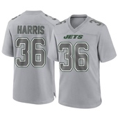 Game Marcell Harris Men's New York Jets Atmosphere Fashion Jersey - Gray