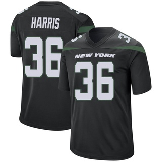 Game Marcell Harris Men's New York Jets Stealth Jersey - Black