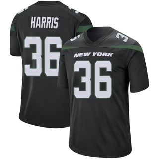 Game Marcell Harris Youth New York Jets Stealth Jersey - Black