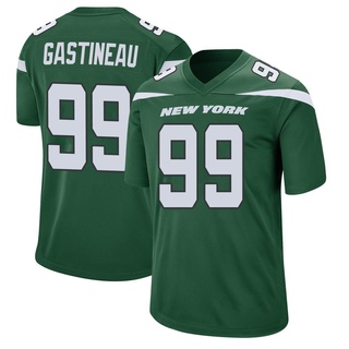 Game Mark Gastineau Men's New York Jets Gotham Jersey - Green