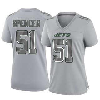 Game Marquiss Spencer Women's New York Jets Atmosphere Fashion Jersey - Gray