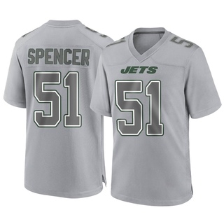 Game Marquiss Spencer Youth New York Jets Atmosphere Fashion Jersey - Gray
