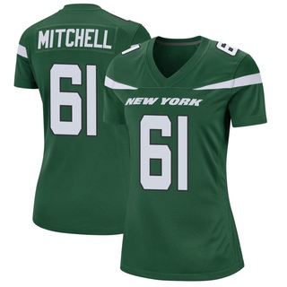 Game Max Mitchell Women's New York Jets Gotham Jersey - Green