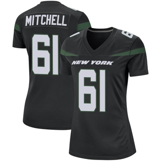 Game Max Mitchell Women's New York Jets Stealth Jersey - Black