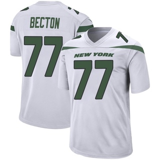 Game Mekhi Becton Men's New York Jets Spotlight Jersey - White