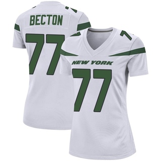 Game Mekhi Becton Women's New York Jets Spotlight Jersey - White