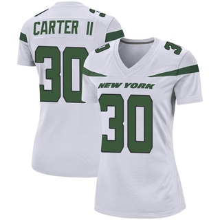 Game Michael Carter II Women's New York Jets Spotlight Jersey - White