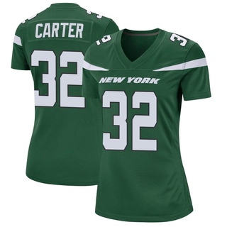 Game Michael Carter Women's New York Jets Gotham Jersey - Green