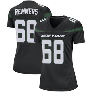 Game Mike Remmers Women's New York Jets Stealth Jersey - Black