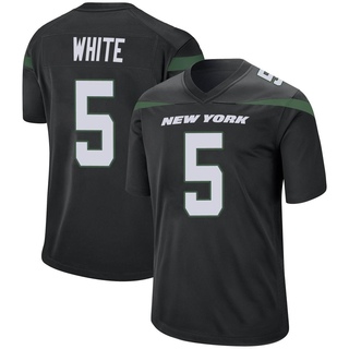 Game Mike White Men's New York Jets Stealth Jersey - Black