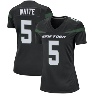 Game Mike White Women's New York Jets Stealth Jersey - Black