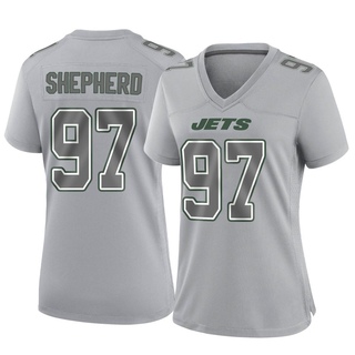 Game Nathan Shepherd Women's New York Jets Atmosphere Fashion Jersey - Gray