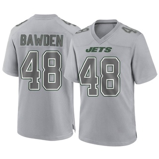Game Nick Bawden Men's New York Jets Atmosphere Fashion Jersey - Gray