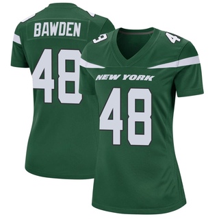 Game Nick Bawden Women's New York Jets Gotham Jersey - Green