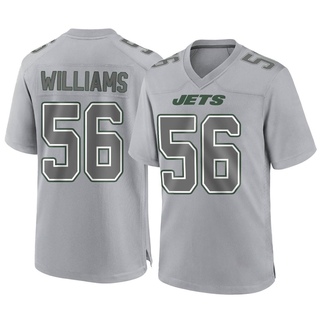 Game Quincy Williams Men's New York Jets Atmosphere Fashion Jersey - Gray