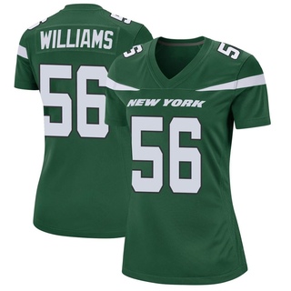 Game Quincy Williams Women's New York Jets Gotham Jersey - Green