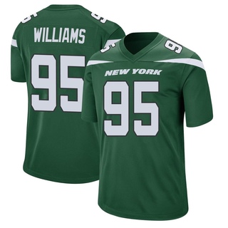 Game Quinnen Williams Men's New York Jets Gotham Jersey - Green