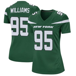 Game Quinnen Williams Women's New York Jets Gotham Jersey - Green