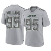 Game Quinnen Williams Youth New York Jets Atmosphere Fashion Jersey - Gray