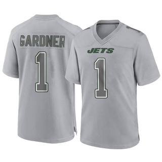 Game Sauce Gardner Men's New York Jets Atmosphere Fashion Jersey - Gray