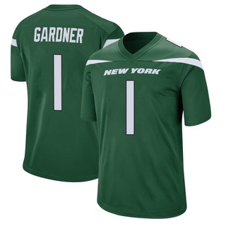 Game Sauce Gardner Men's New York Jets Gotham Jersey - Green
