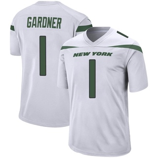 Game Sauce Gardner Men's New York Jets Spotlight Jersey - White