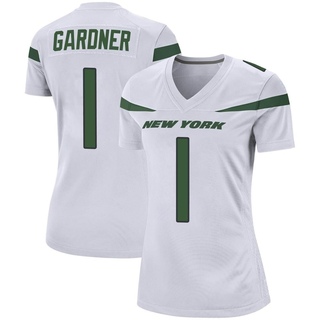 Game Sauce Gardner Women's New York Jets Spotlight Jersey - White