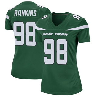 Game Sheldon Rankins Women's New York Jets Gotham Jersey - Green