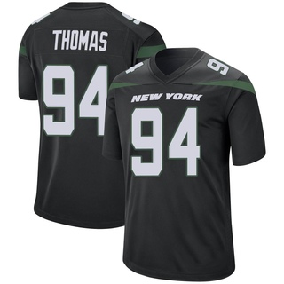 Game Solomon Thomas Men's New York Jets Stealth Jersey - Black