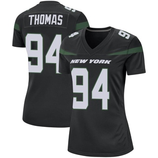 Game Solomon Thomas Women's New York Jets Stealth Jersey - Black